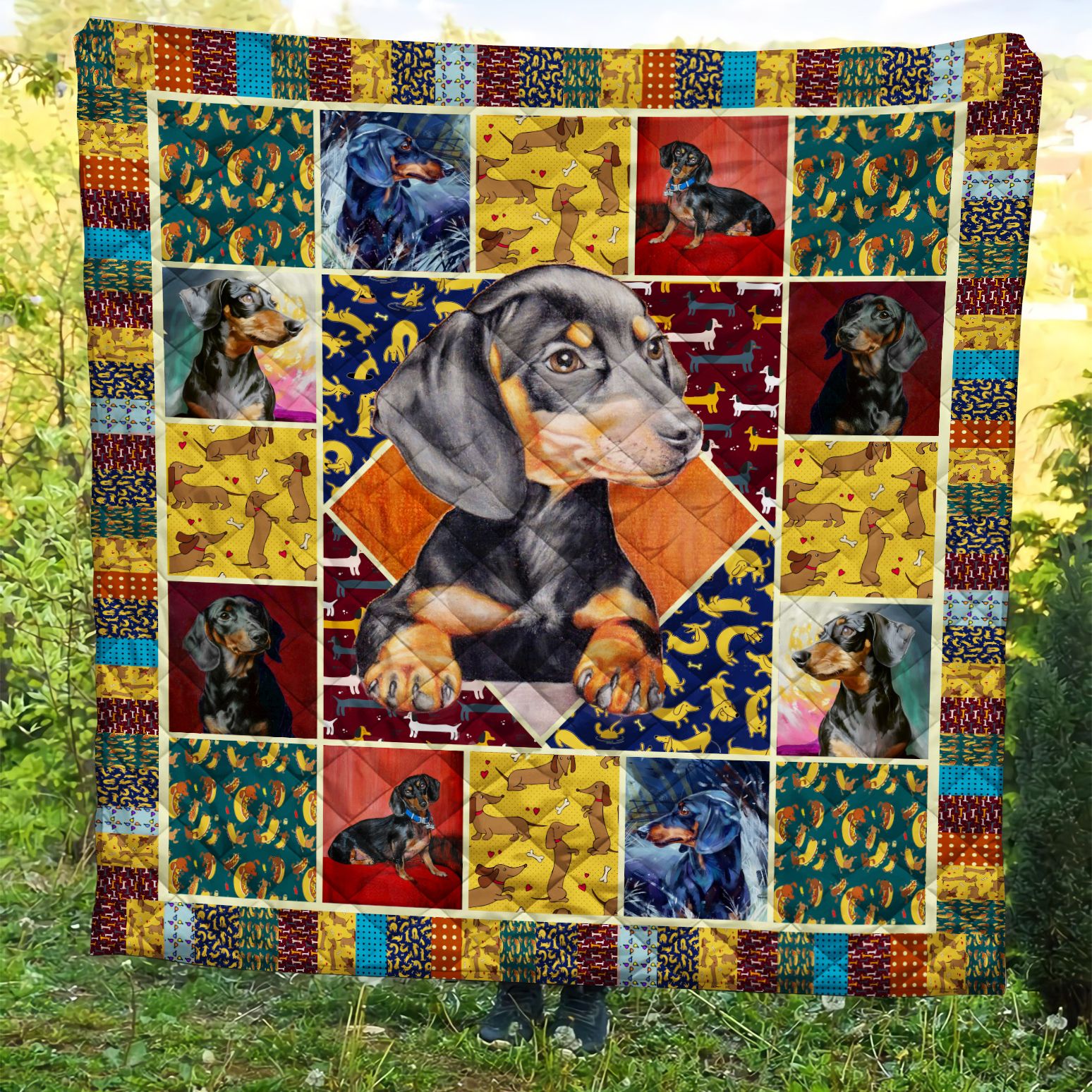 Dachshund Quilt Blanket BBB070505MH