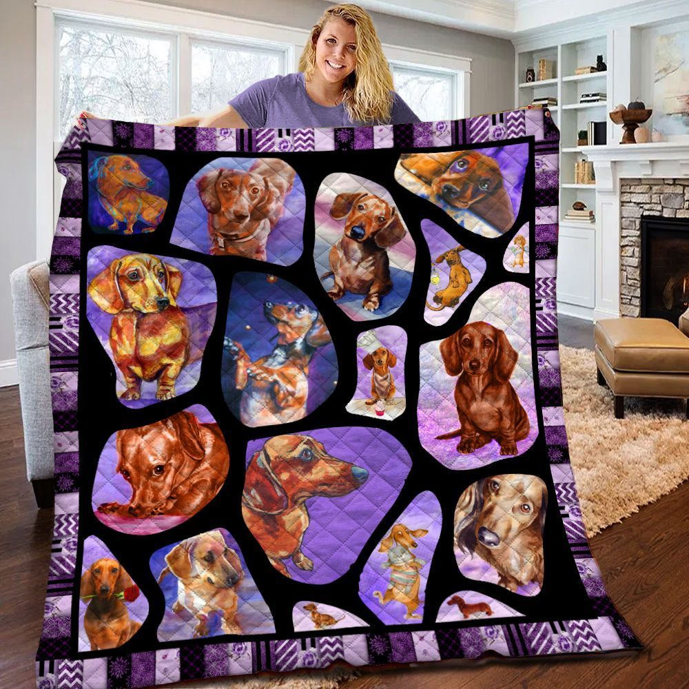 Dachshund Quilt Blanket BBB180207NB