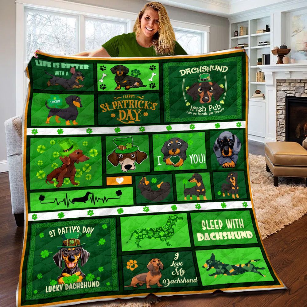 Dachshund Quilt Blanket BBB180225DT