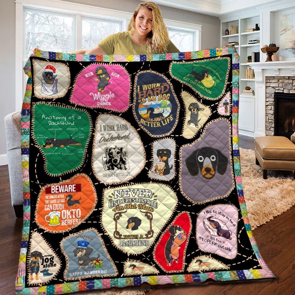Dachshund Quilt Blanket BBB200203NB