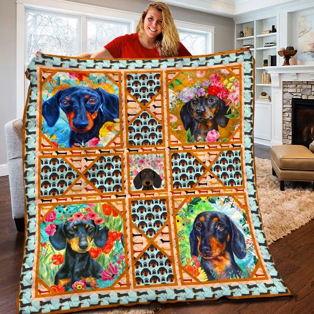 Dachshund Quilt Blanket BBB250220HT