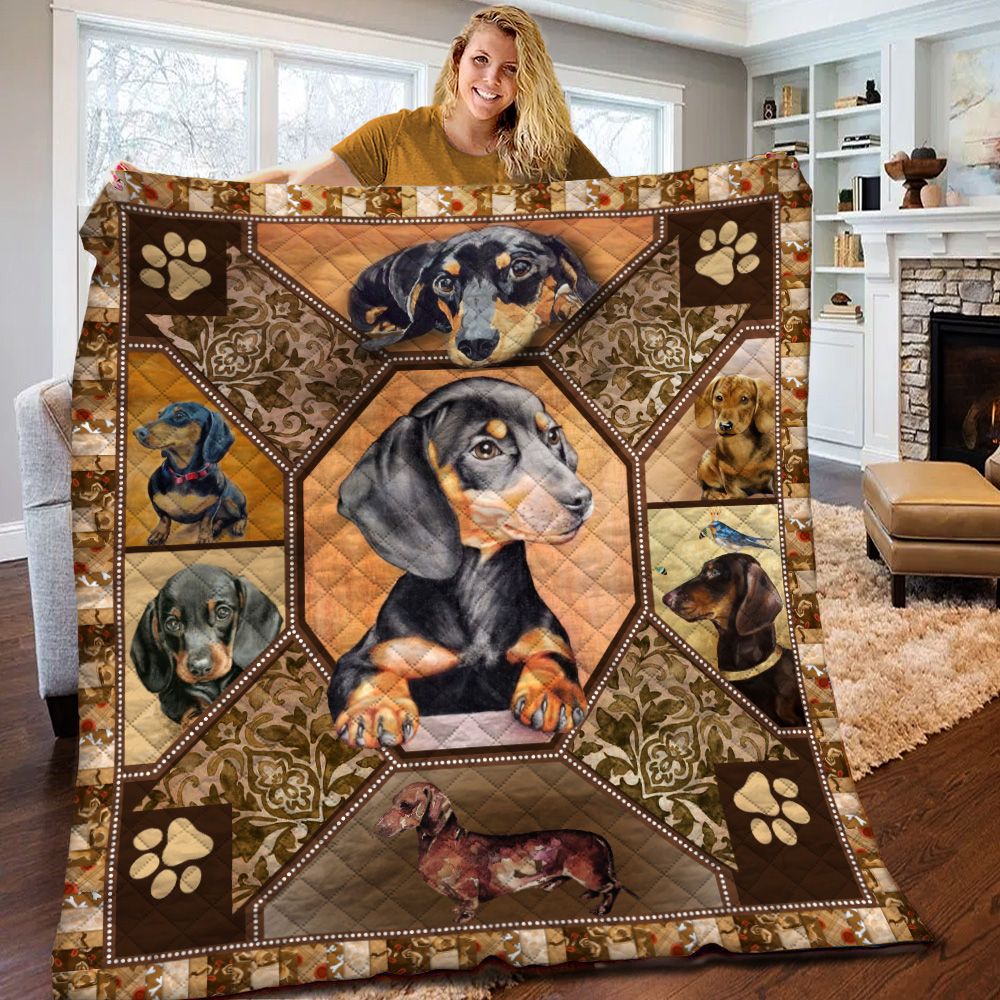 Dachshund Quilt Blanket BBT180202MH