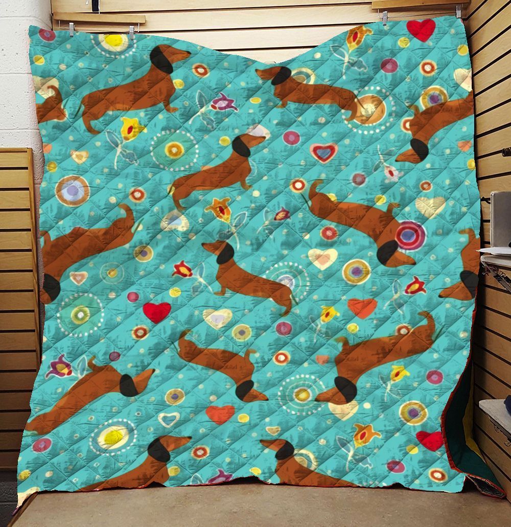 Dachshund Quilt Blanket C9B0504141NH