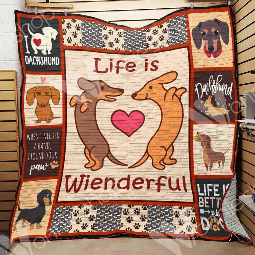 Dachshund Quilt Blanket DHC01021168TD