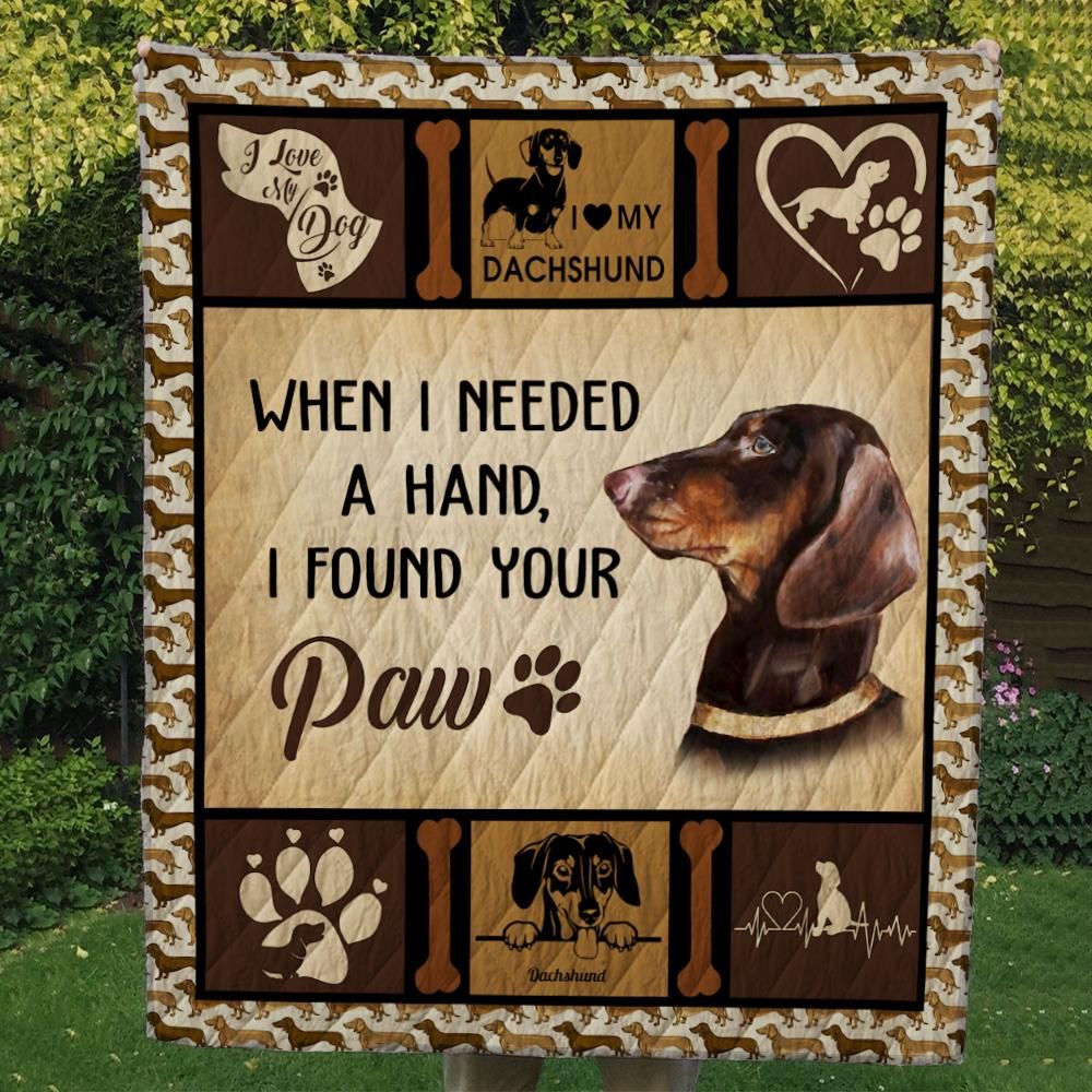 Dachshund Quilt Blanket DHC02012017TD