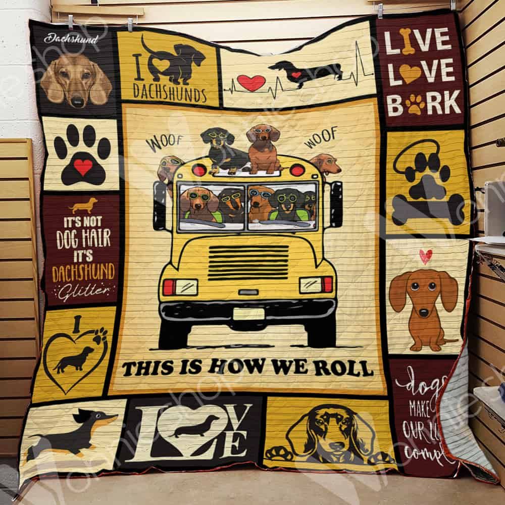 Dachshund Quilt Blanket DHC06021059TD
