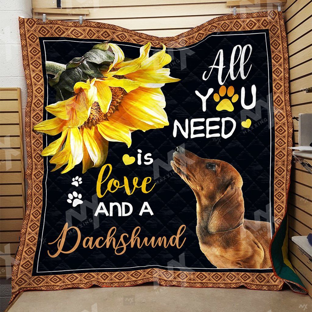 Dachshund Quilt Blanket DHC0701998VT