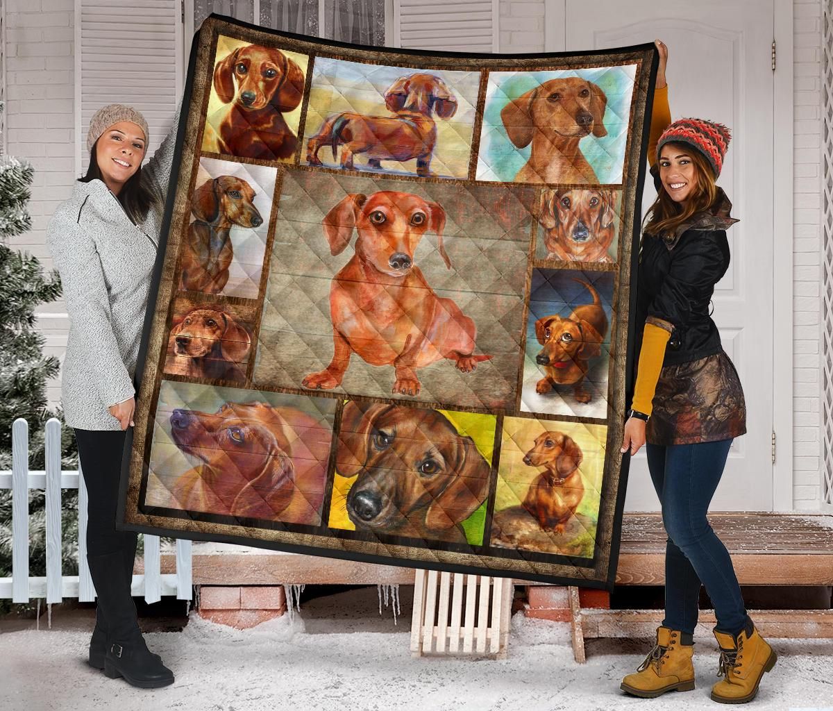 Dachshund Quilt Blanket Dhc09121362Dd