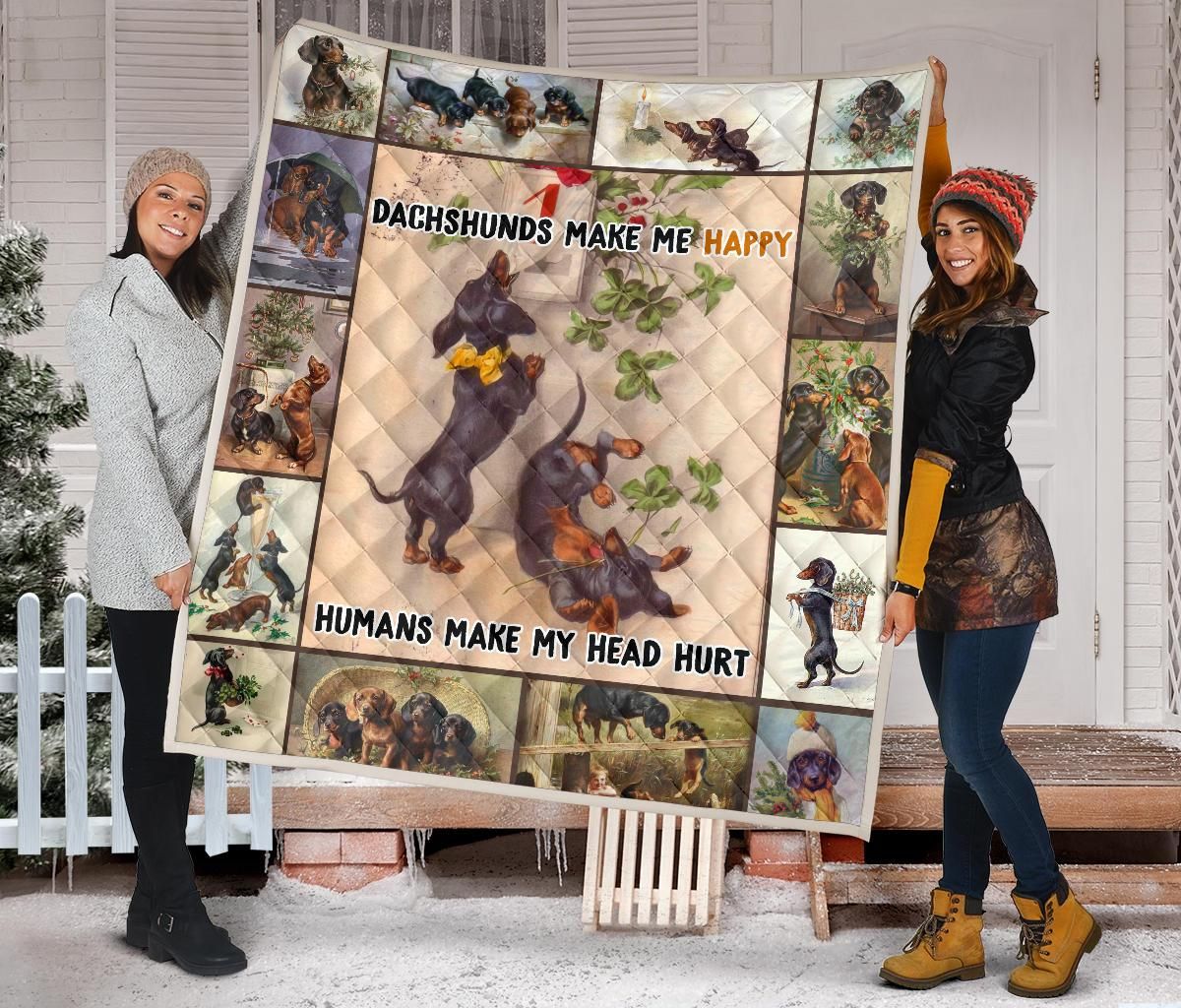 Dachshund Quilt Blanket Dhc09121396Dd