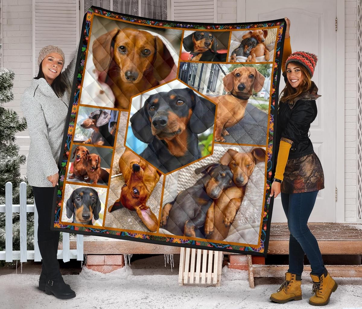 Dachshund Quilt Blanket Dhc09121410Dd