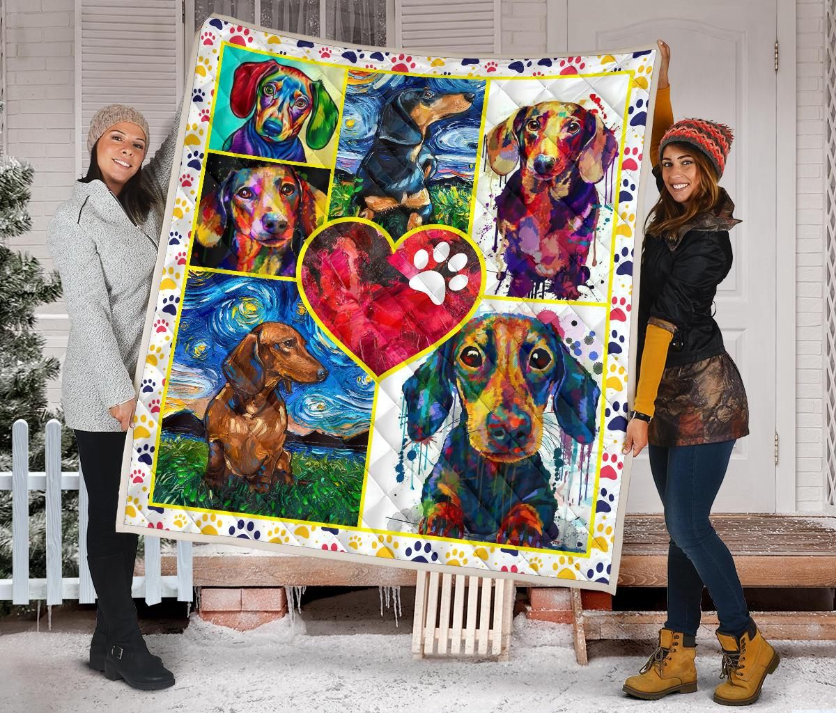 Dachshund Quilt Blanket Dhc09121442Dd