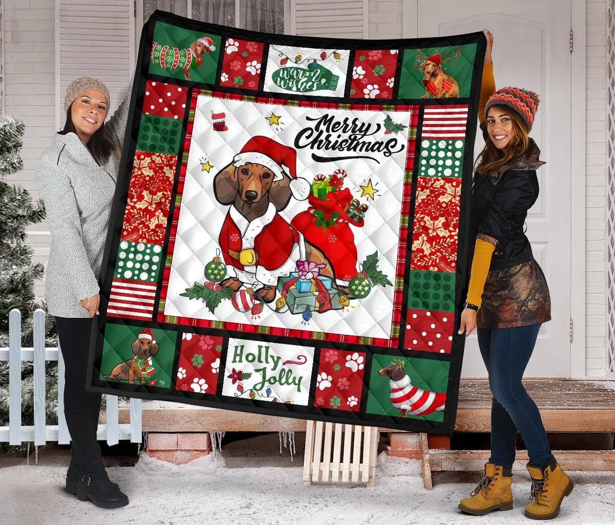 Dachshund Quilt Blanket Dhc09121451Dd