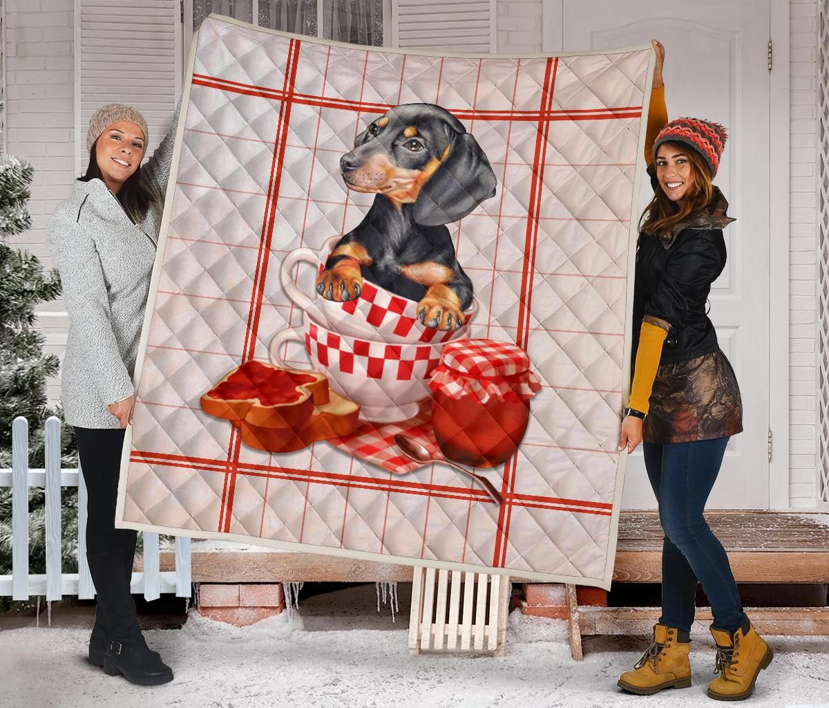 Dachshund Quilt Blanket Dhc09121461Dd