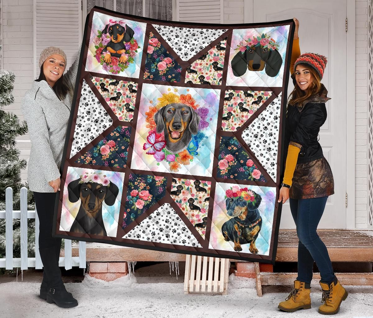 Dachshund Quilt Blanket Dhc09121545Dd