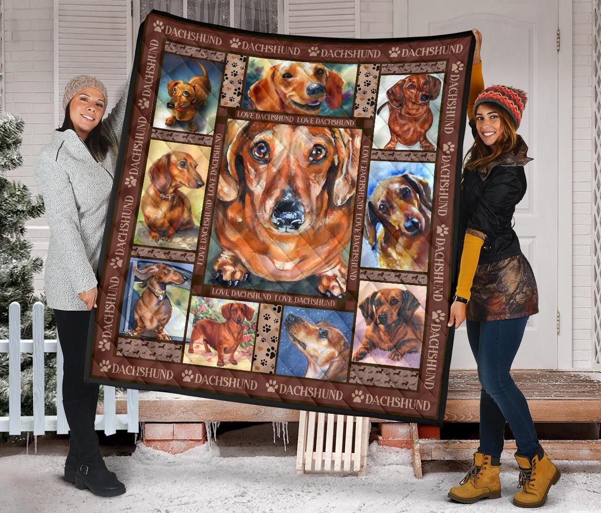 Dachshund Quilt Blanket Dhc09121584Dd