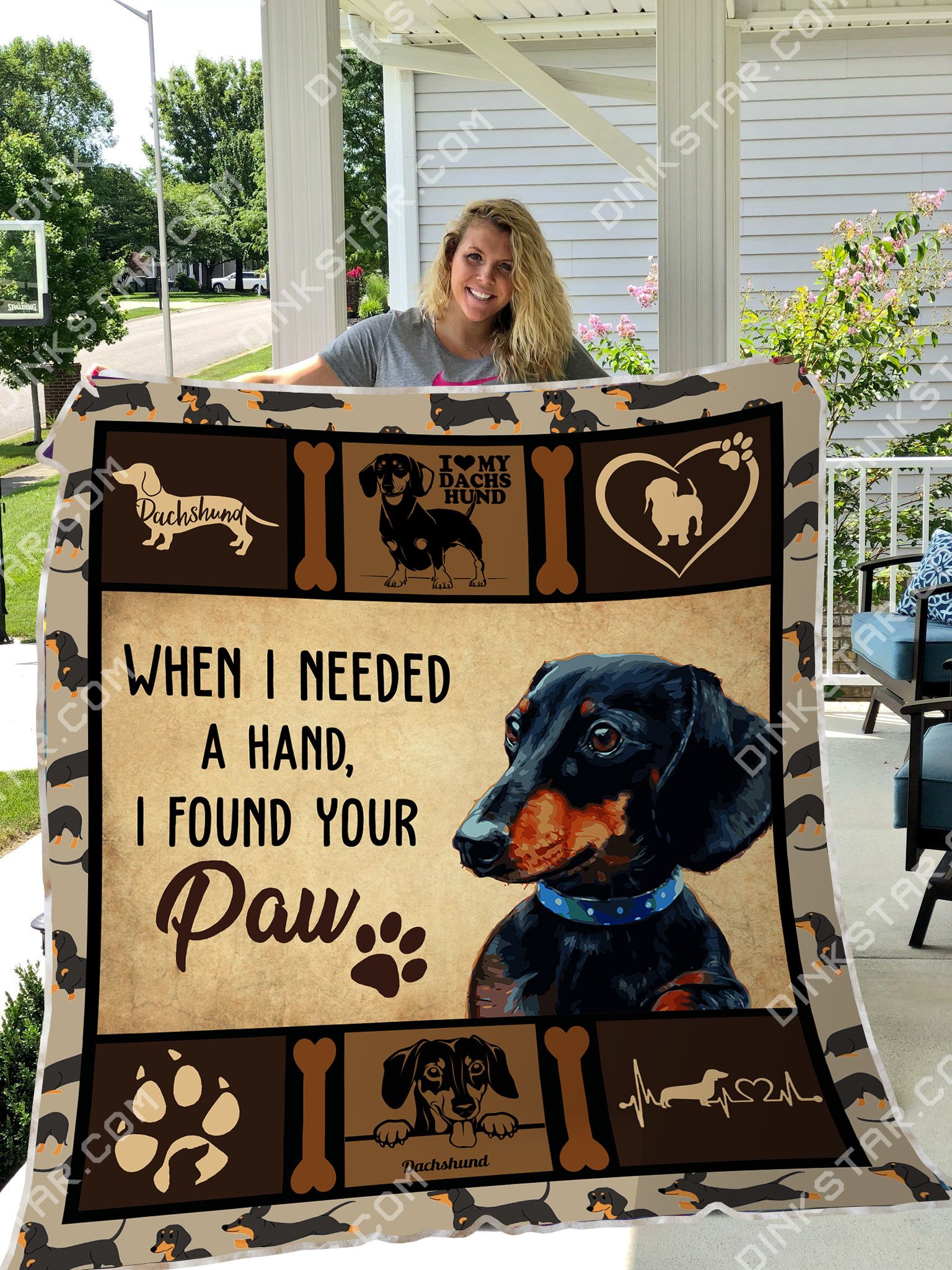 Dachshund Quilt Blanket DHC1301479VT