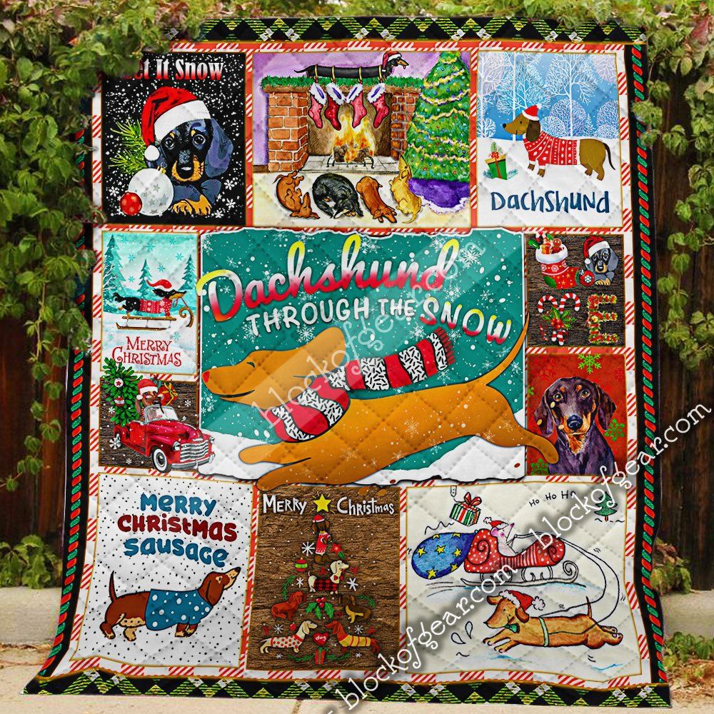 Dachshund Quilt Blanket DHC13121357VT