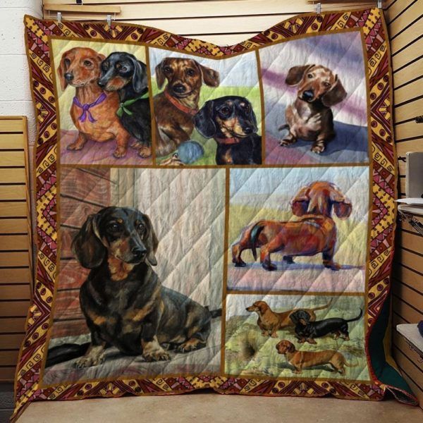 Dachshund Quilt Blanket DHC1312167VT