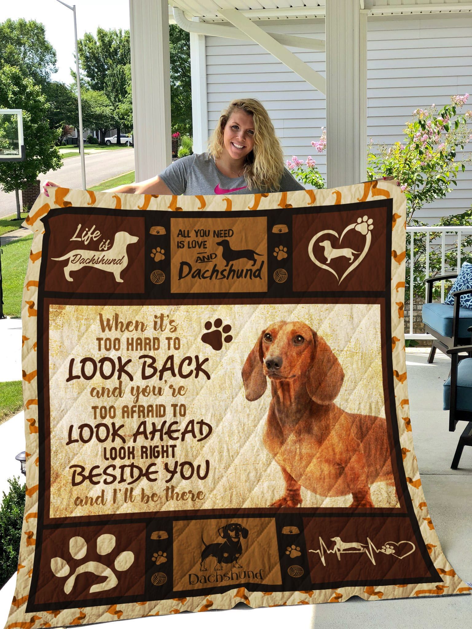 Dachshund Quilt Blanket DHC13121893VT