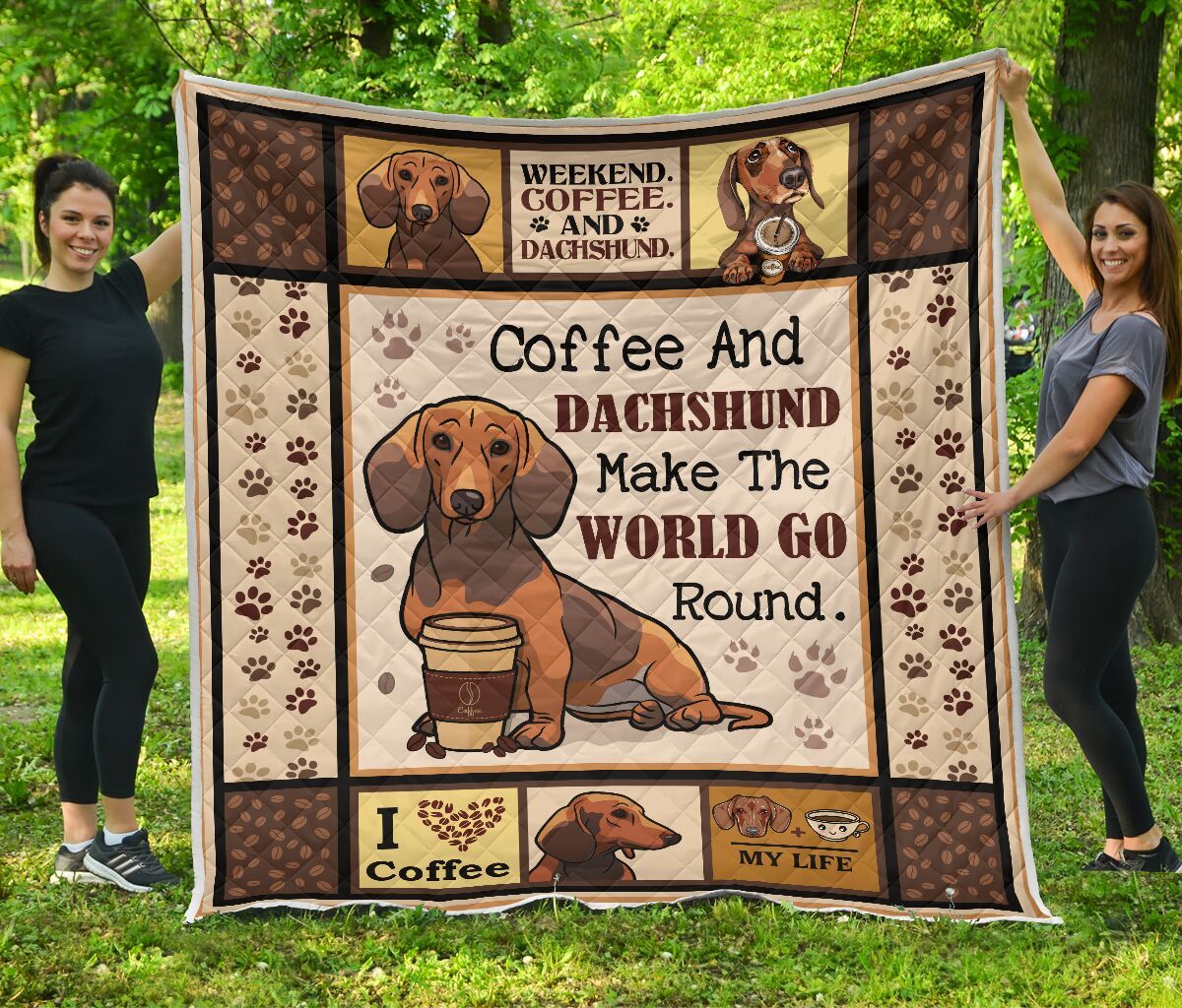 Dachshund Quilt Blanket DHC13123827VT
