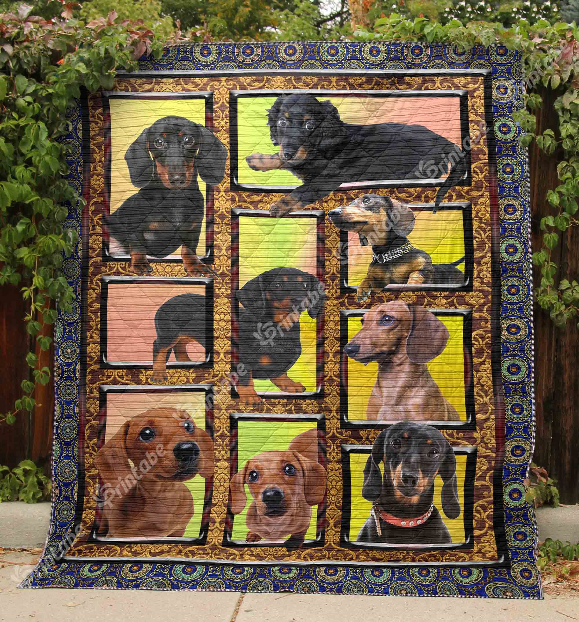 Dachshund Quilt Blanket DHC13124042VT