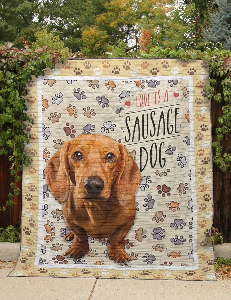 Dachshund Quilt Blanket DHC1312409VT