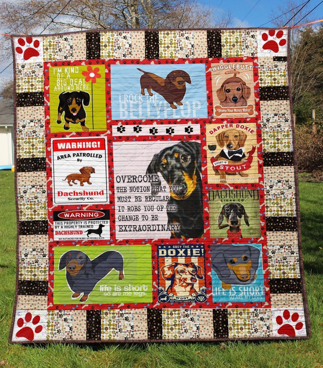 Dachshund Quilt Blanket DHC13124128VT