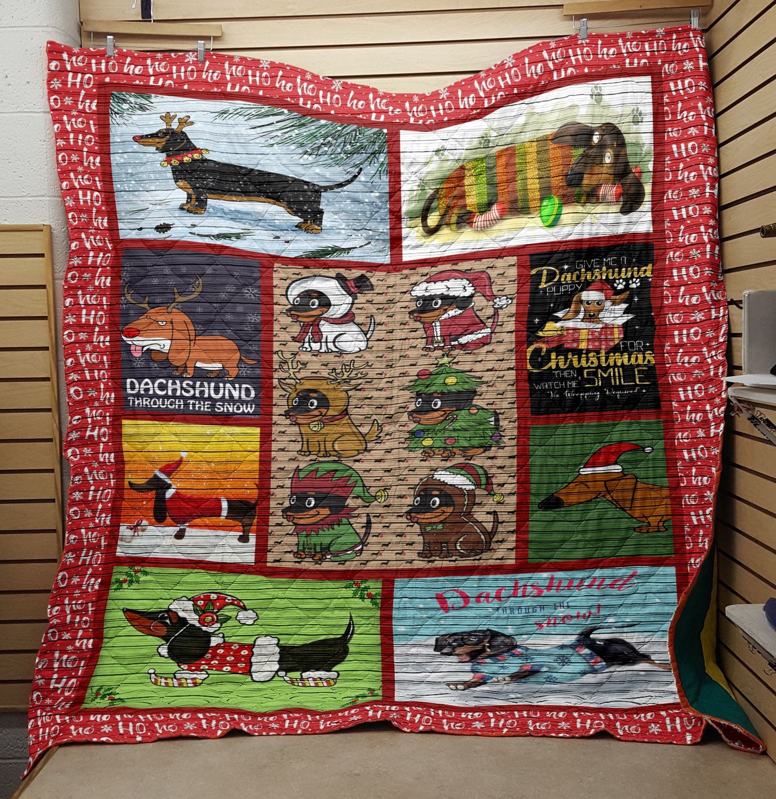 Dachshund Quilt Blanket DHC1312446VT