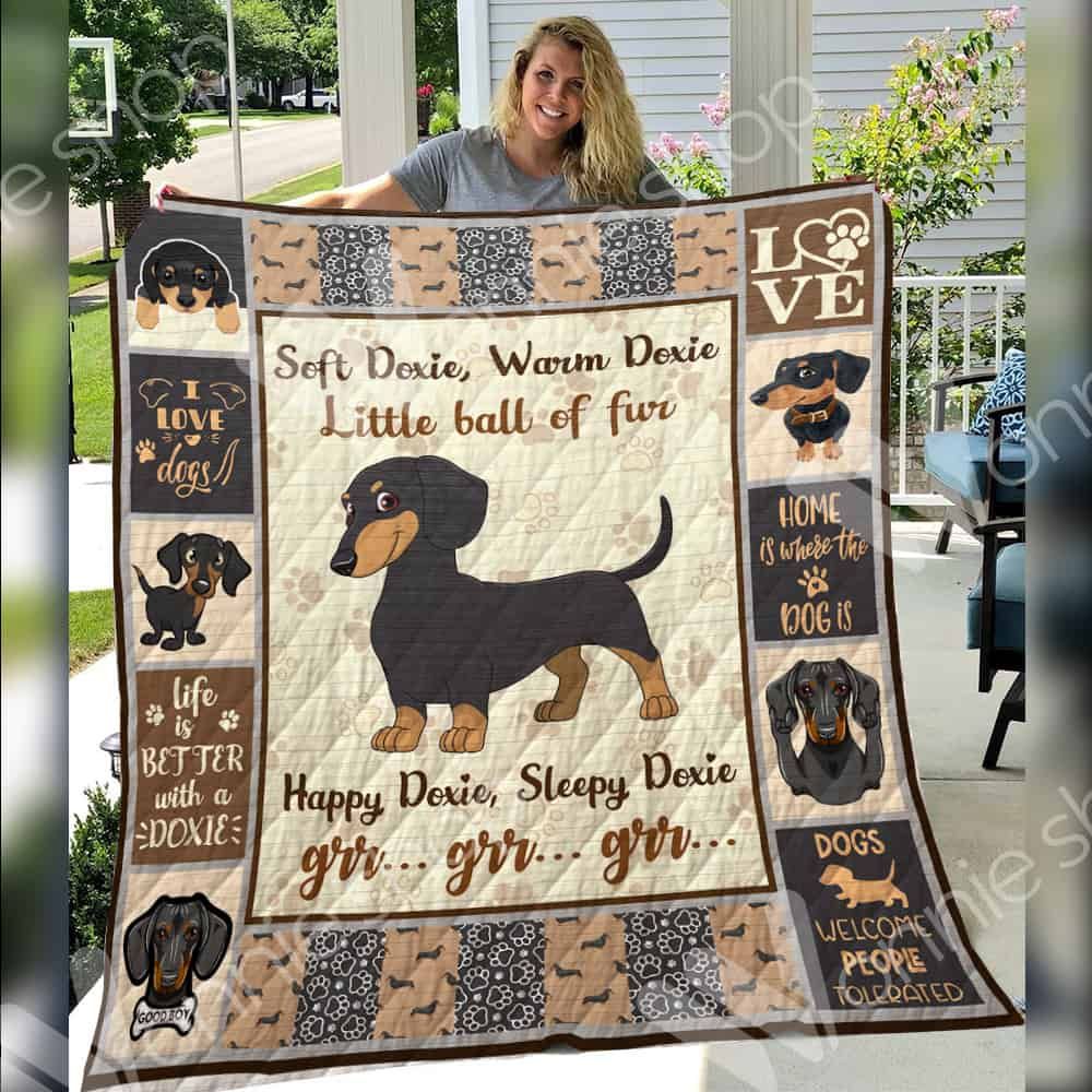 Dachshund Quilt Blanket DHC1312498VT