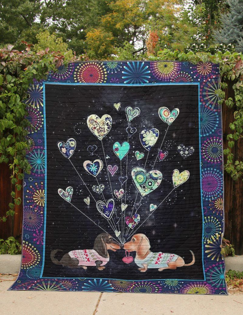 Dachshund Quilt Blanket DHC1312564VT