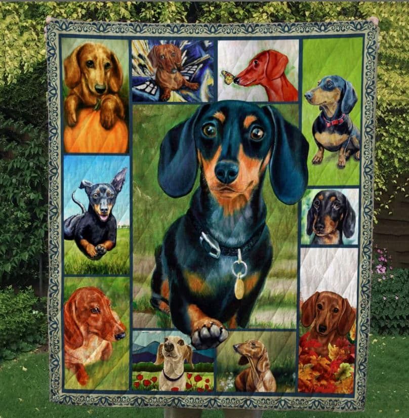 Dachshund Quilt Blanket DHC1312570VT