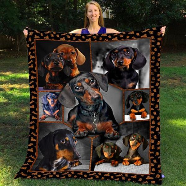 Dachshund Quilt Blanket DHC150120635TD