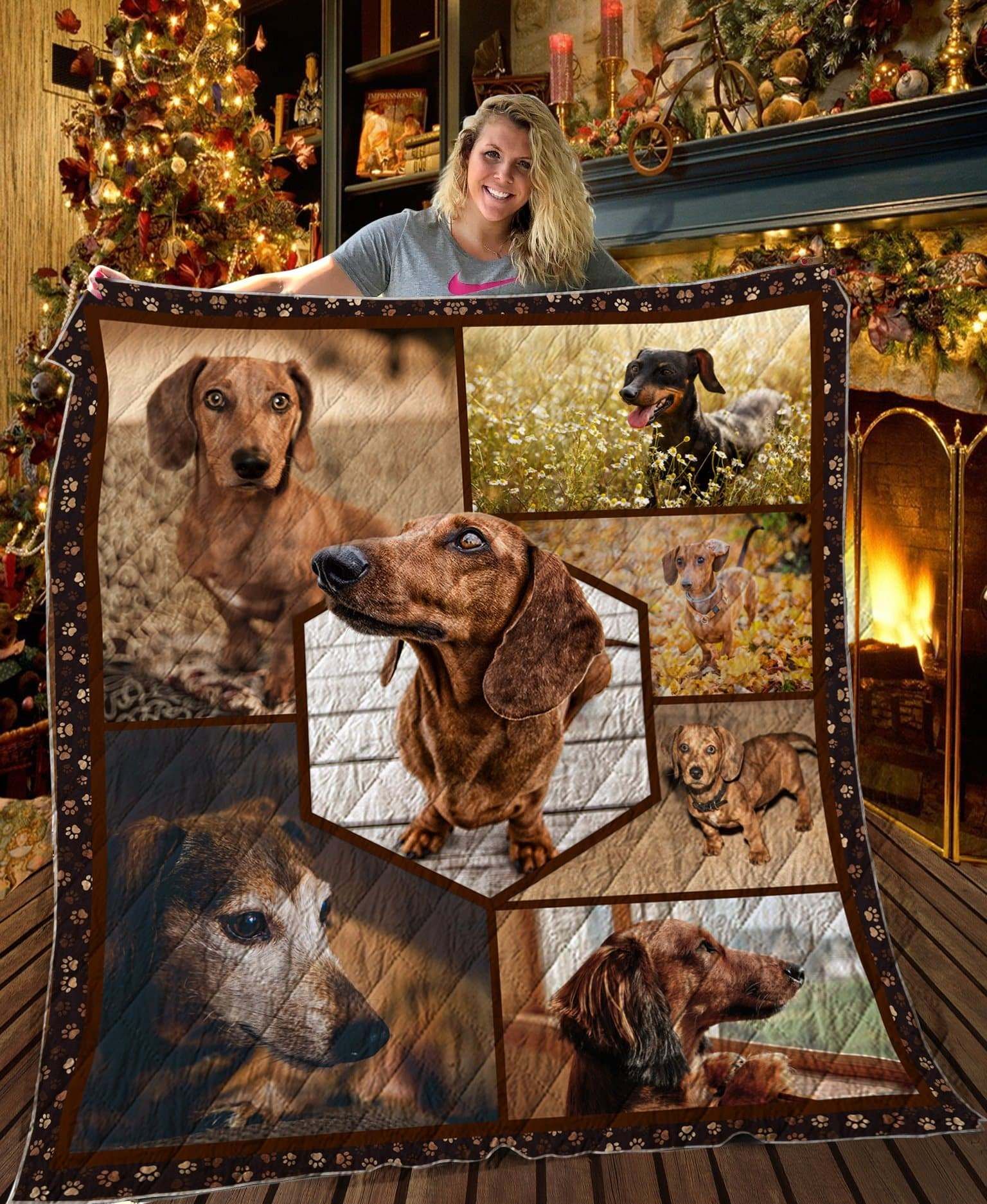 Dachshund Quilt Blanket DHC150120660TD