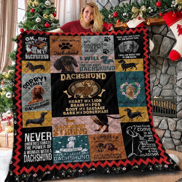 Dachshund Quilt Blanket DHC150120673TD
