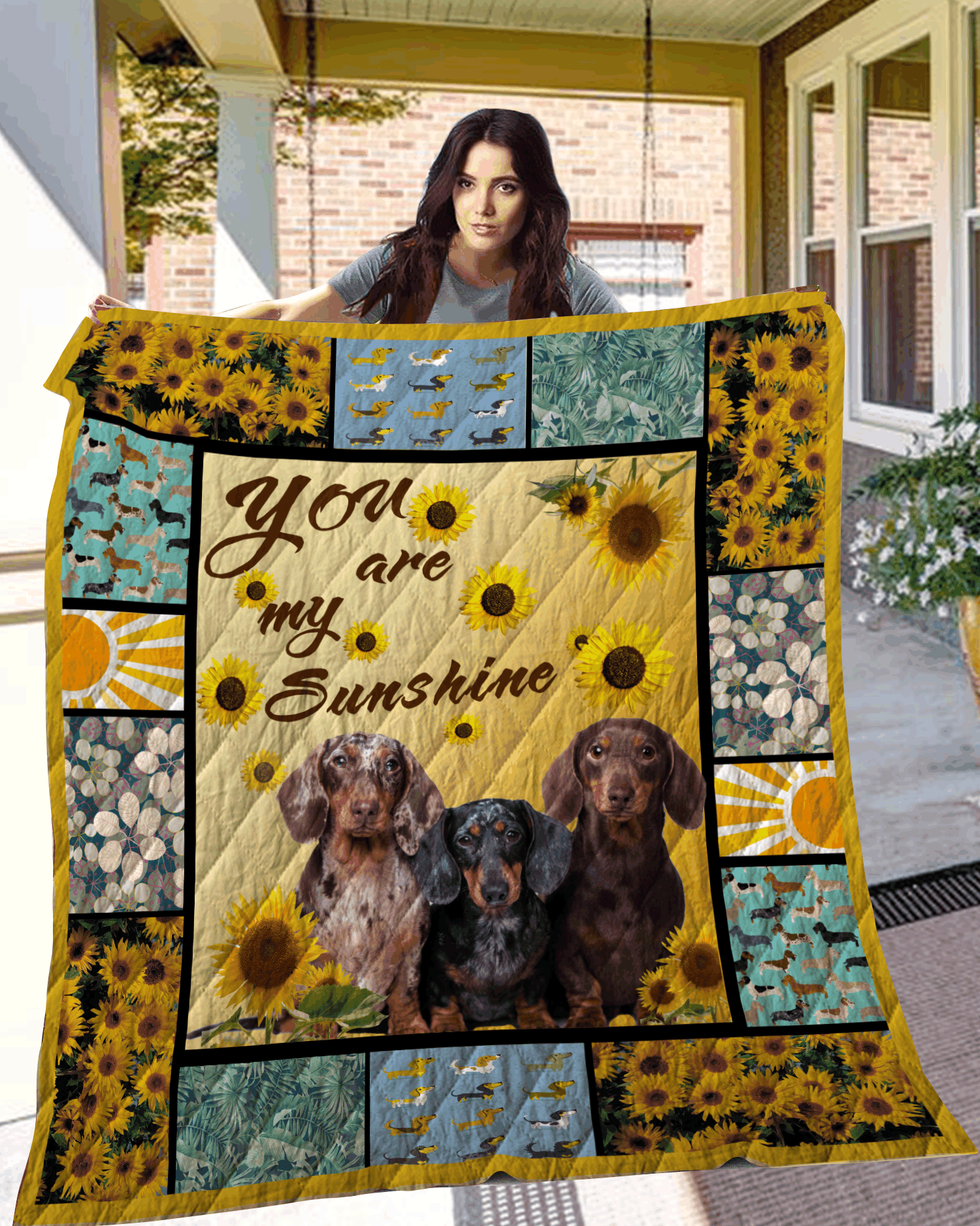 Dachshund Quilt Blanket DHC3101121LT