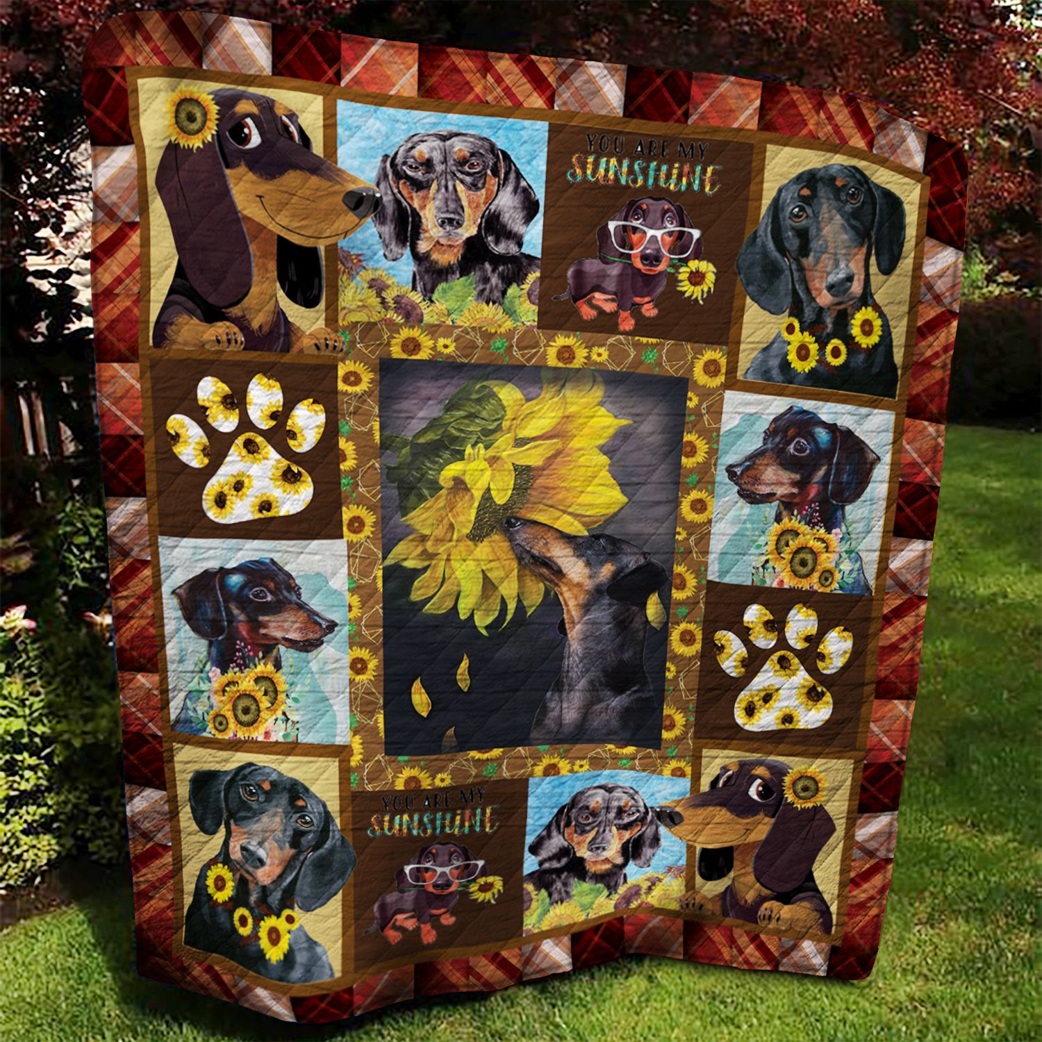 Dachshund Quilt Blanket DTH130704HD