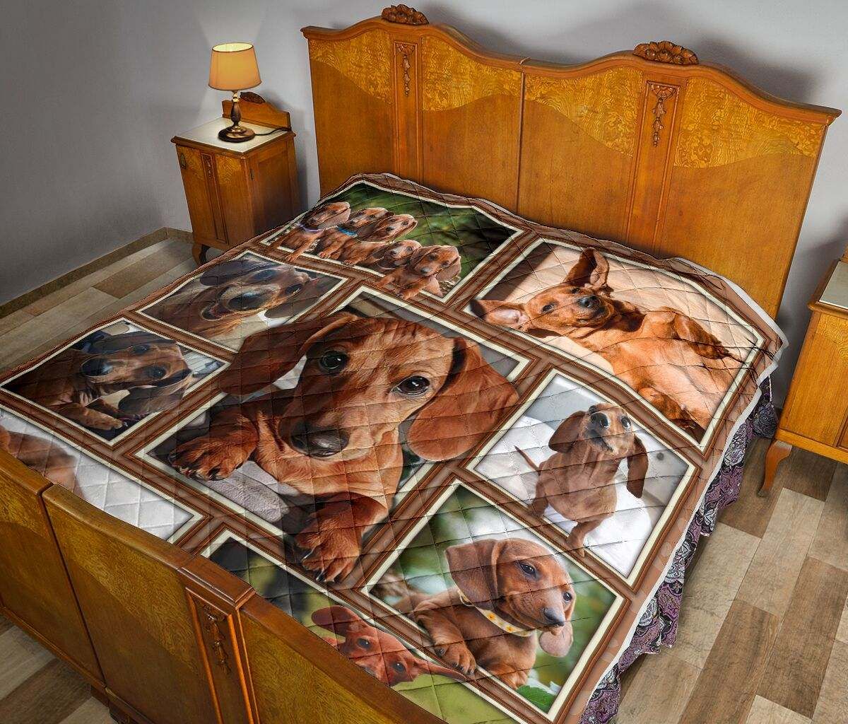 DACHSHUND QUILT LOVELY DACHSHUNDS DHC281110804DD