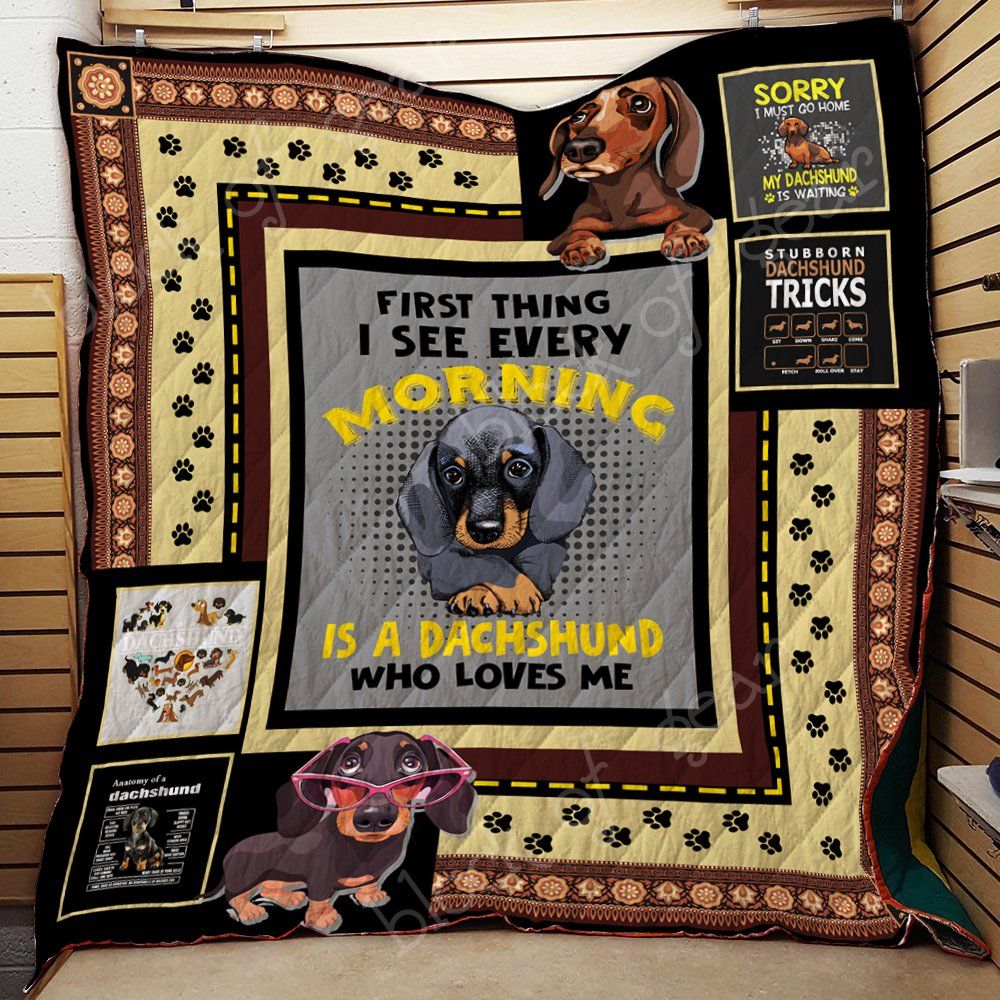 Dachshund Quilt Th591 Dhc11123004Dd