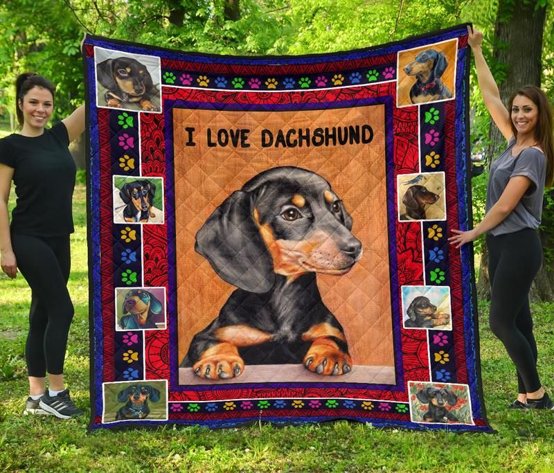 Dachshund Really Really Bl Quilt Blanket DHC0201201277TD
