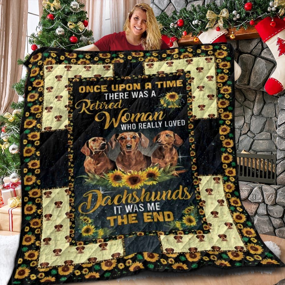 Dachshund Scenery 2712 Quilt Blanket Dhc03011114Dd