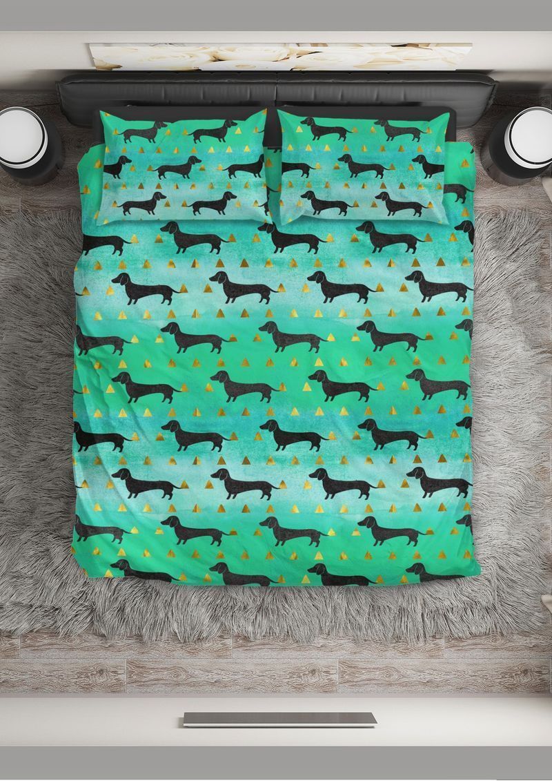 Dachshund  Shadow Of You Bedding Set