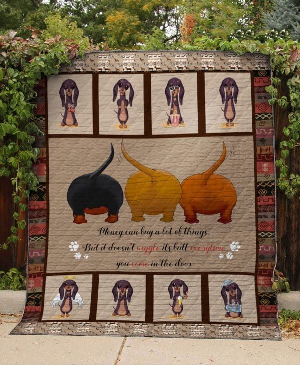Dachshund Shake It Off Quilt Blanket DHC0201201098TD