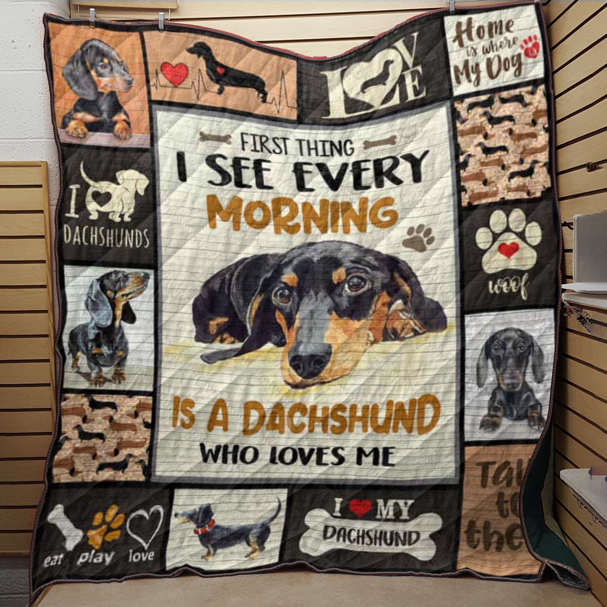 Dachshund So Cute Quilt Blanket Dhc09121855Dd