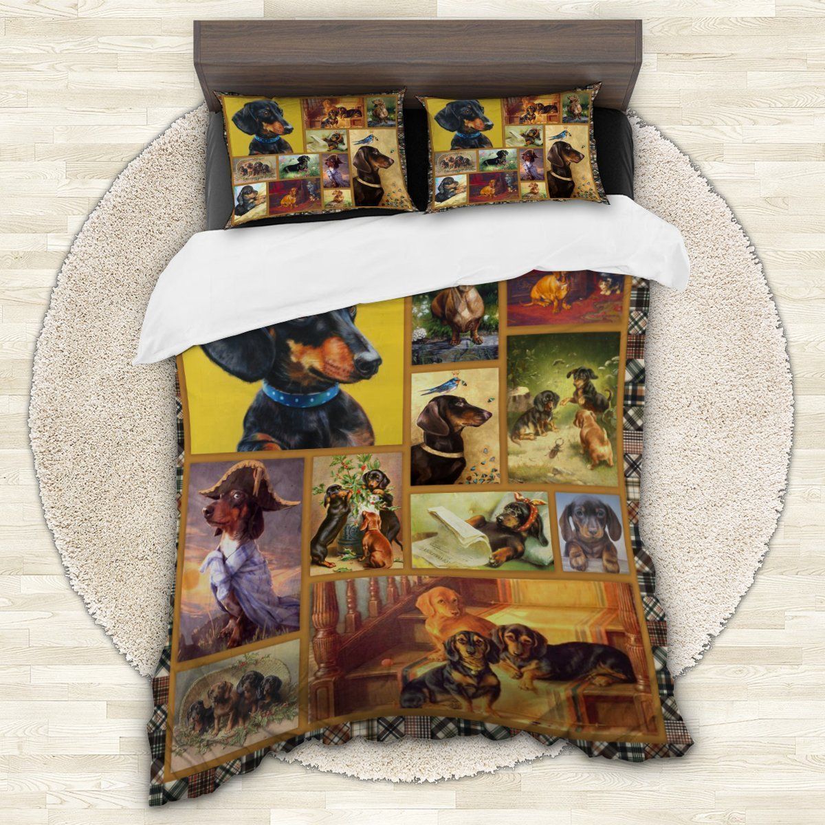 Dachshund Story Bedding Set