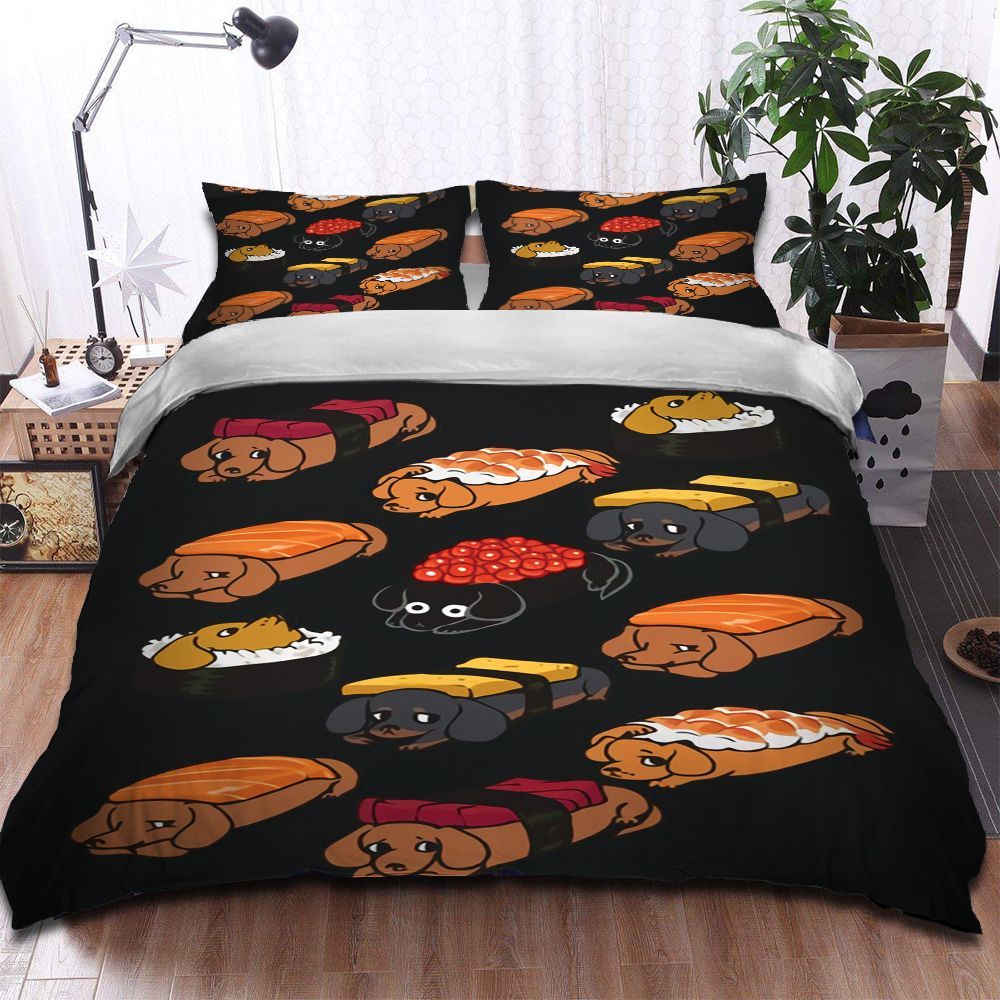 Dachshund Sushi Bedding Set