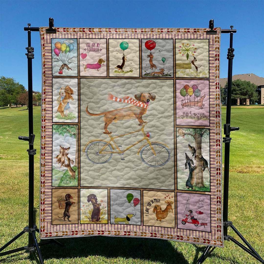 Dachshund TD2809332 Quilt Blanket