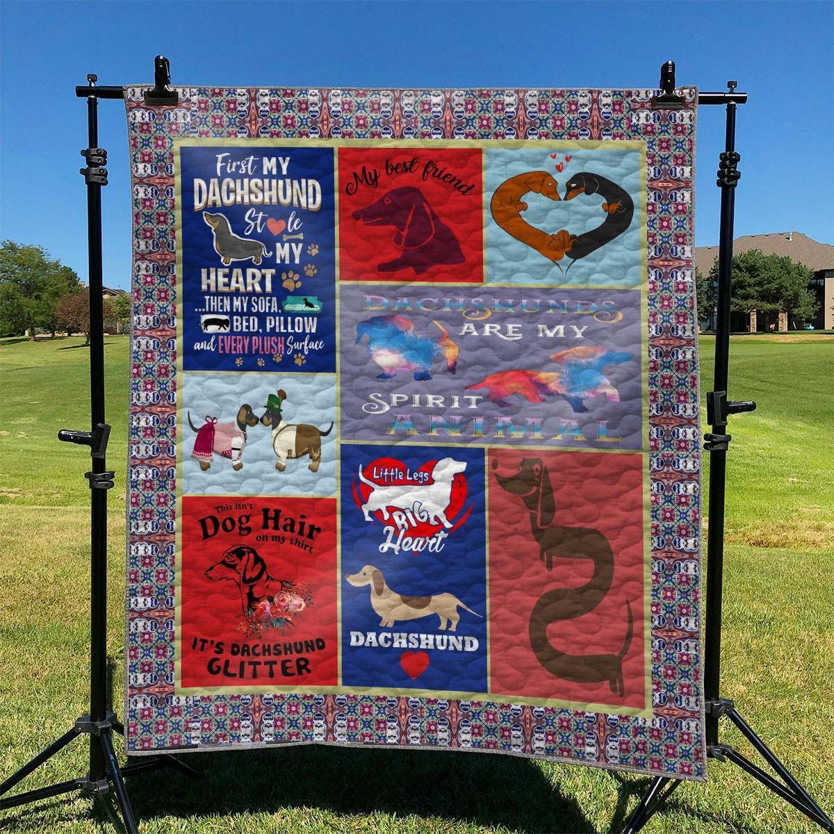 Dachshund TD2809333 Quilt Blanket