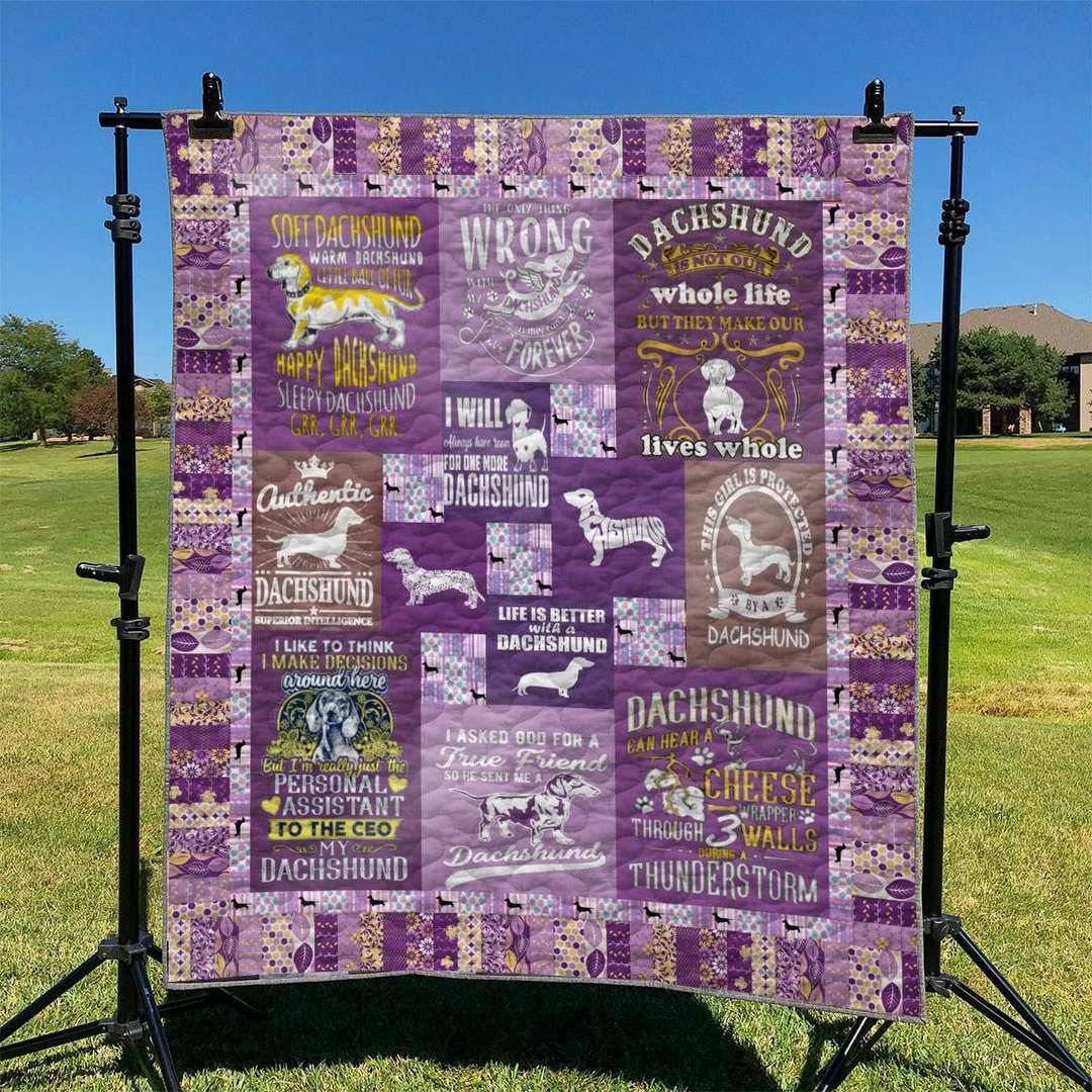 Dachshund TD2809335 Quilt Blanket