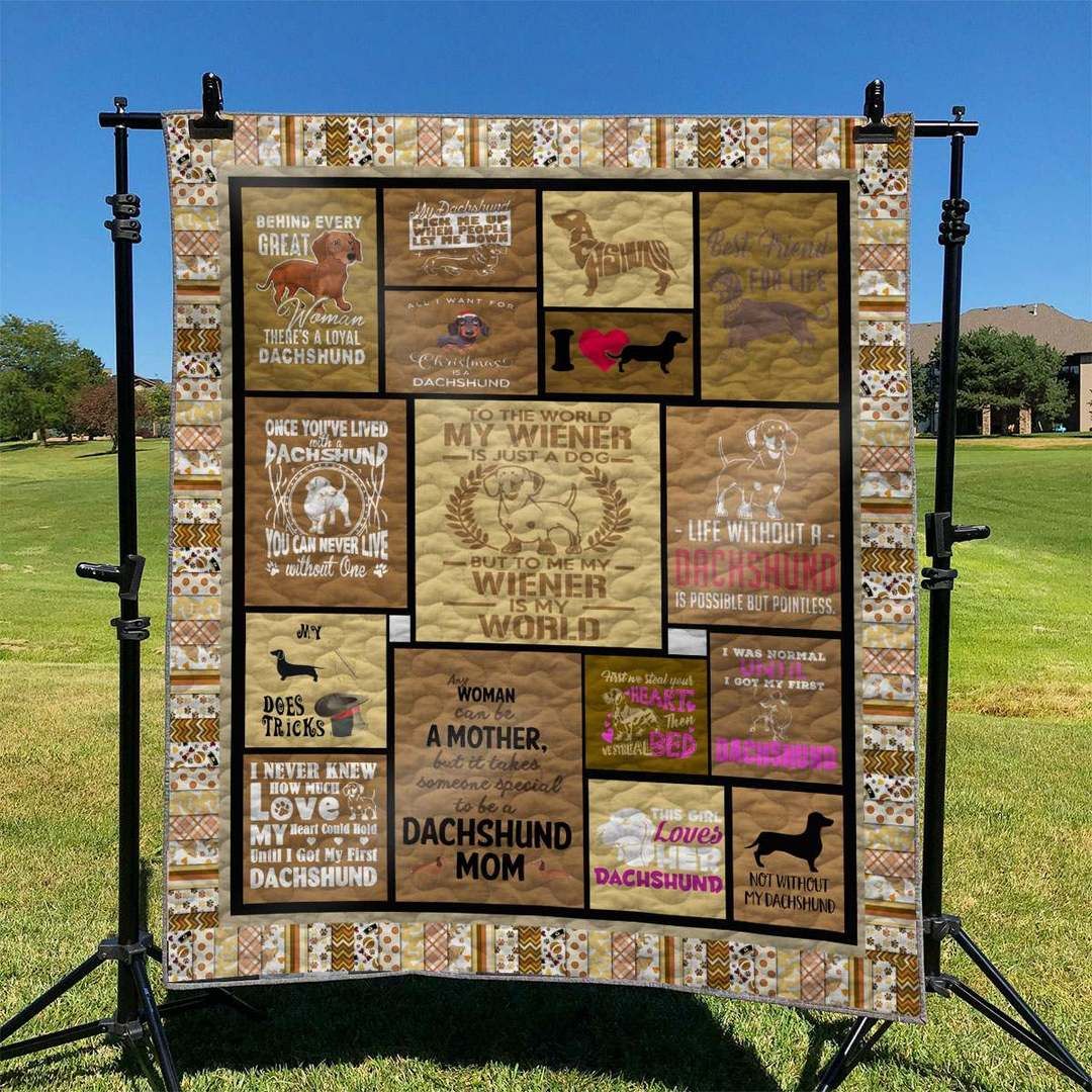 Dachshund TD2809341 Quilt Blanket