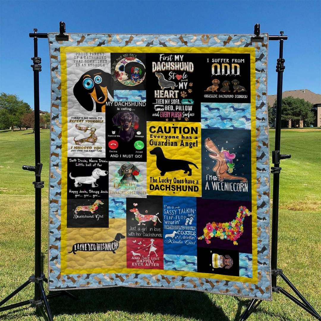 Dachshund TD2809343 Quilt Blanket